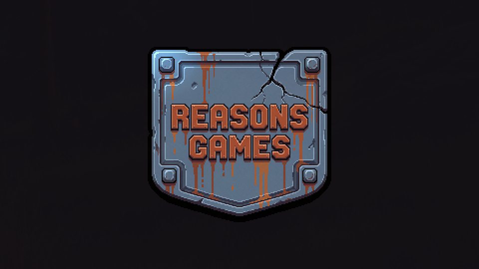 The studio splash as it appears in the game window.